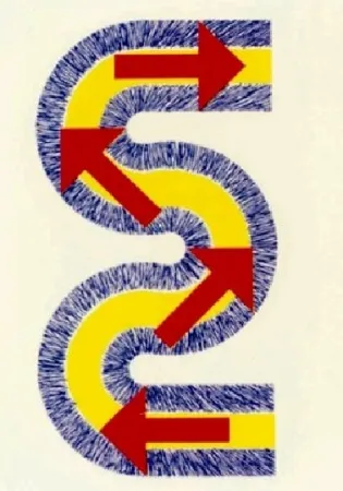 Litografia Sugai - S (Flèches rouges)