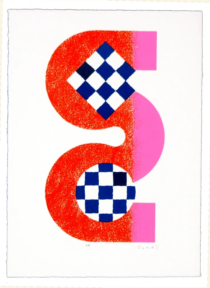 Litografia Sugai - Sans titre 