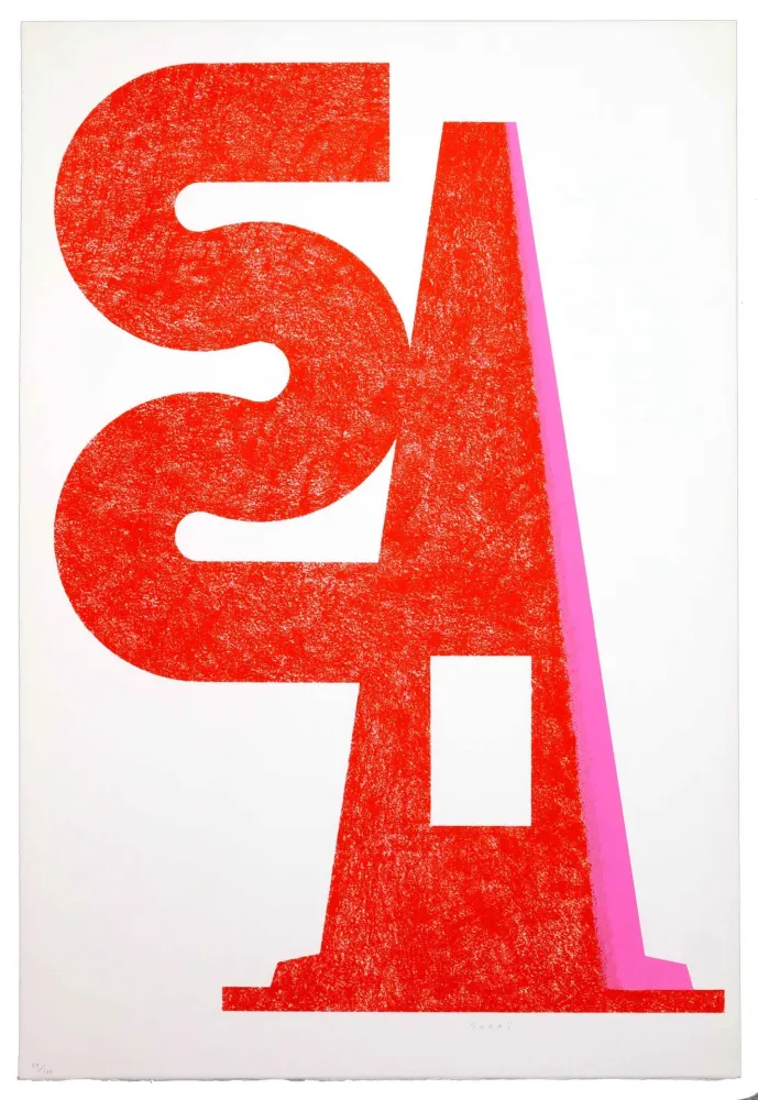 Litografia Sugai - Sans titre