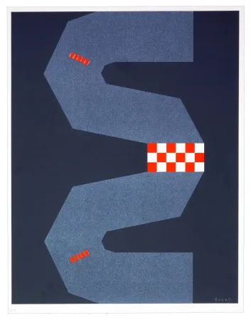 Litografia Sugai - Sans Titre