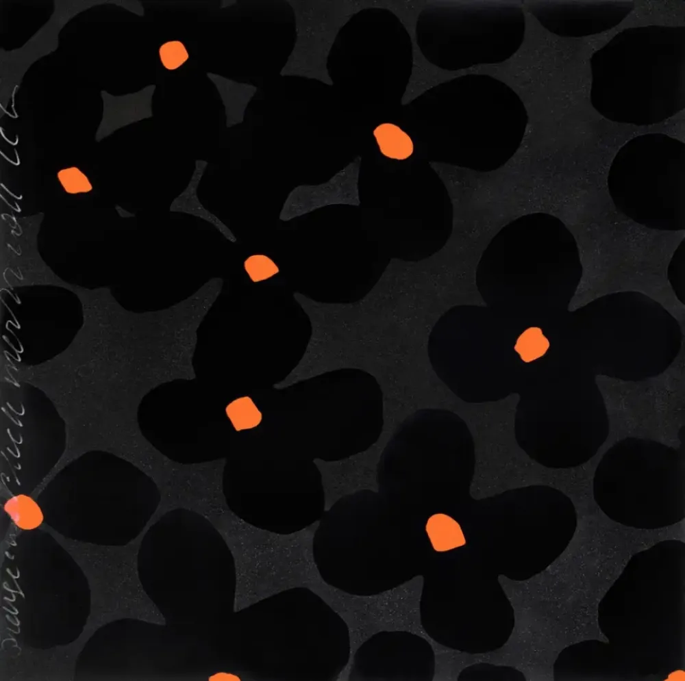 Serigrafia Sultan - Orange and Black