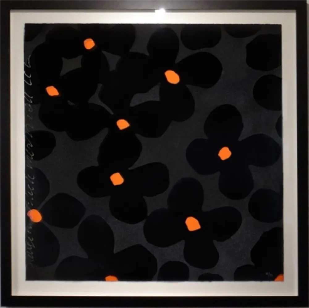 Serigrafia Sultan - Orange & Black