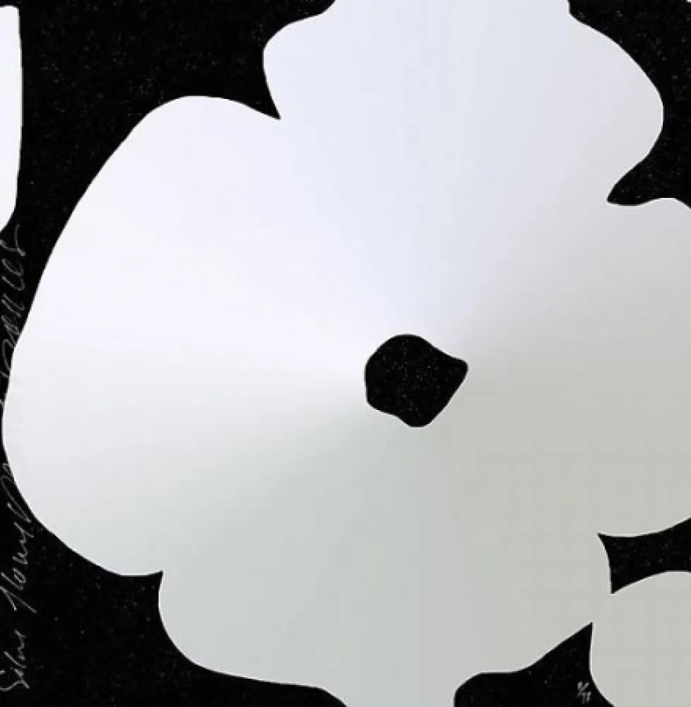 Serigrafia Sultan - Silver Flowers