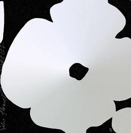 Serigrafia Sultan - Silver Flowers