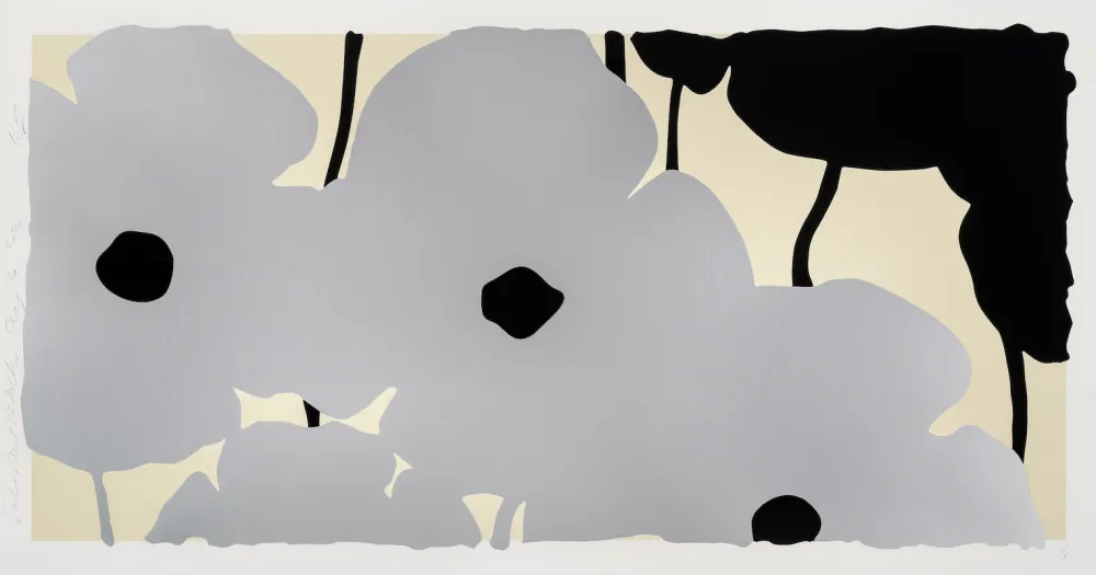 Serigrafia Sultan - Silver Poppies