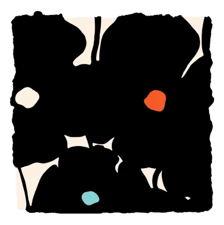 Serigrafia Sultan - Three Black Poppies
