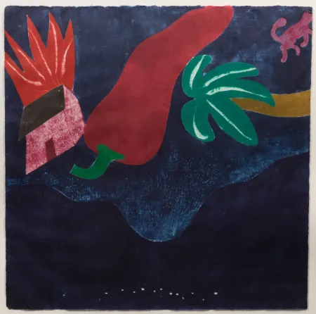 Xilogravura Summers - Aurora Borracha