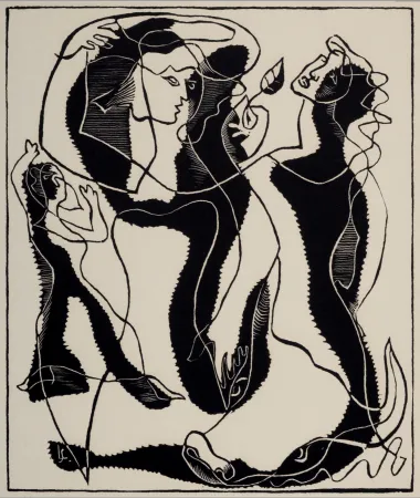 Xilogravura Survage - Composition surréaliste XXVIII, 1933