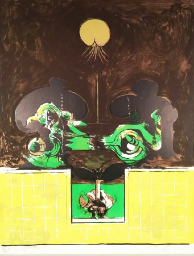 Litografia Sutherland - La Brèche