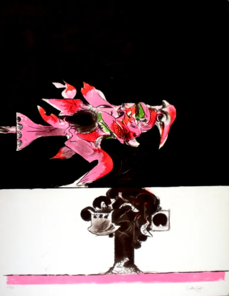 Litografia Sutherland - Oiseau de feu II