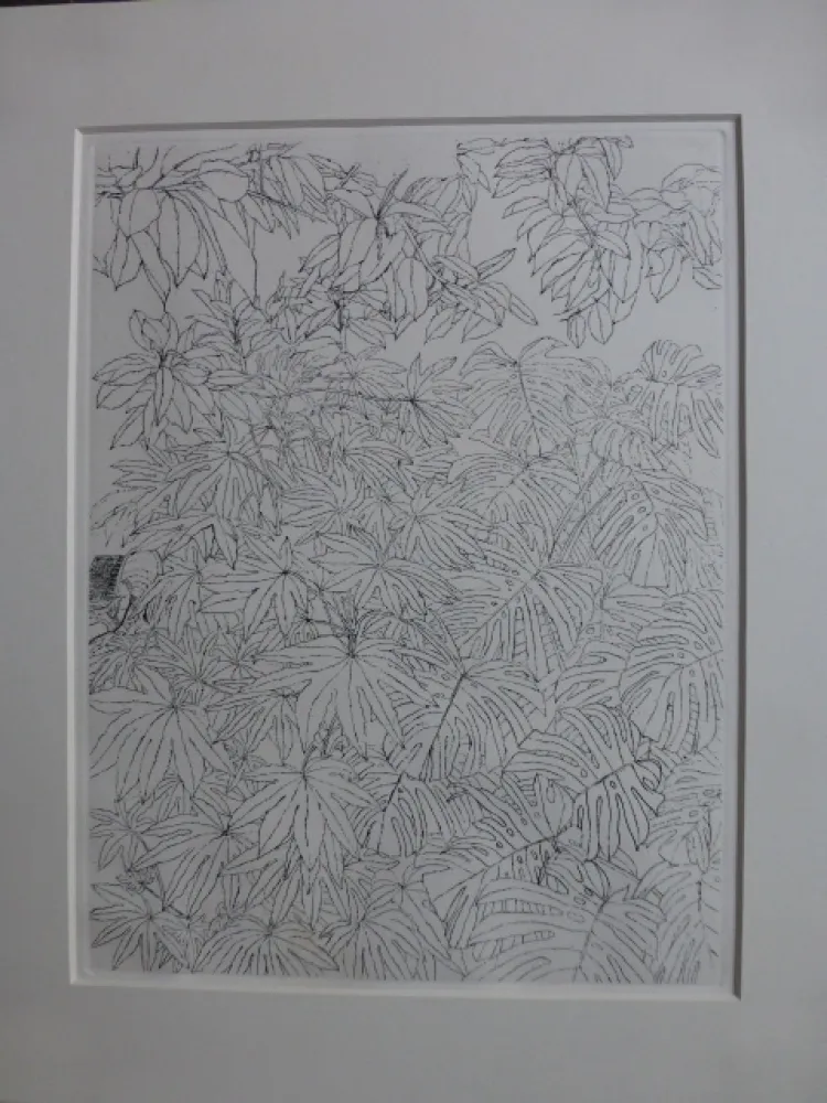 Água-Forte Szafran - Feuillages ,1977