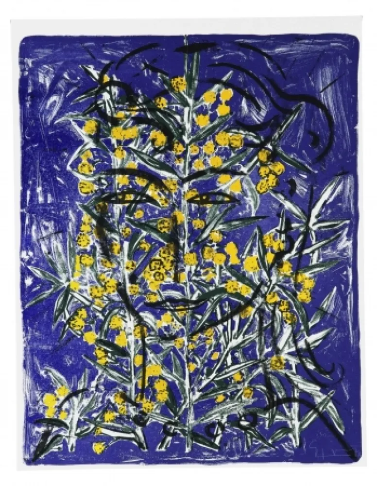 Serigrafia Szczesny - Eva with Mimosa