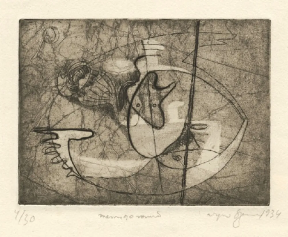 Água-Forte Szenes - Merry Go Round