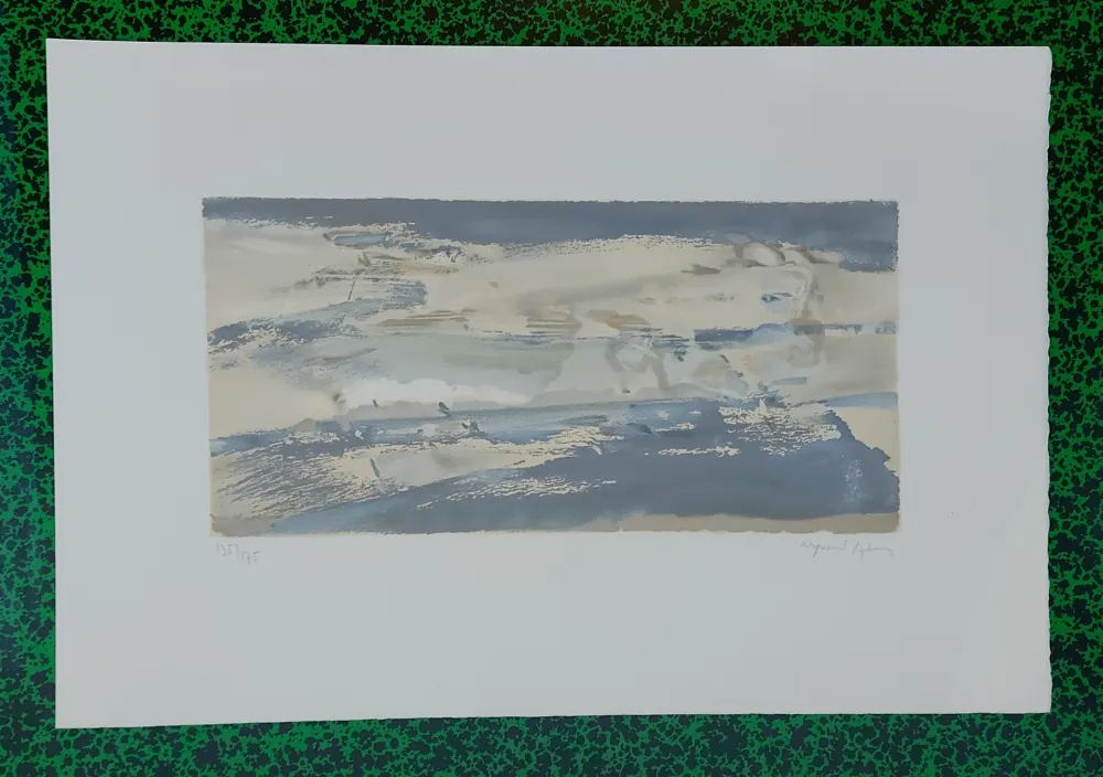 Litografia Szenes - Plage du nord (1982)
