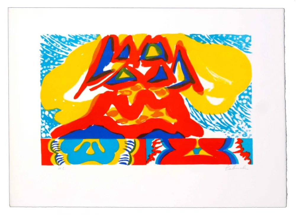 Litografia Tabuchi - Sans titre