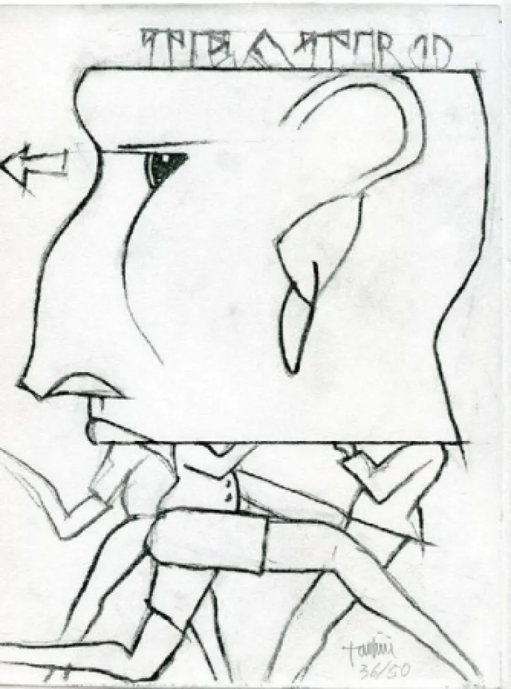 Água-Forte Tadini - Senza titolo