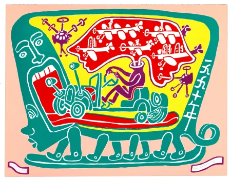 Litografia Taillandier - Sans titre