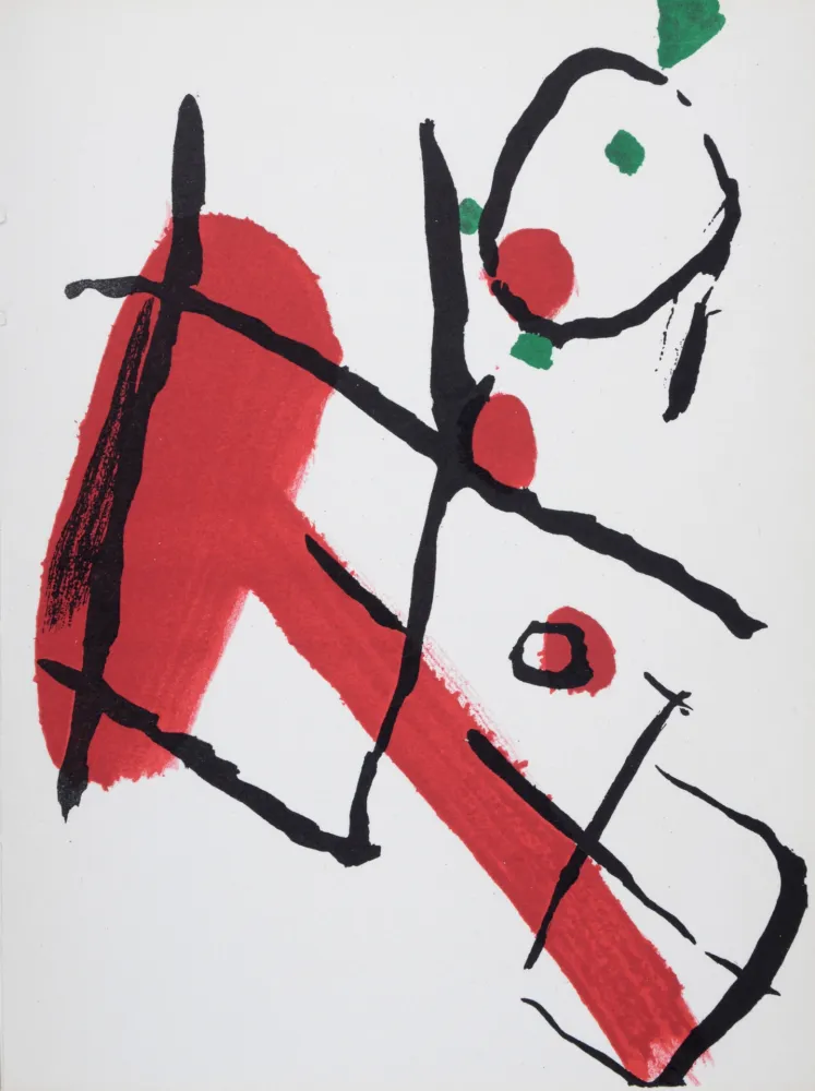 Litografia Tal Coat - Composition, 1966