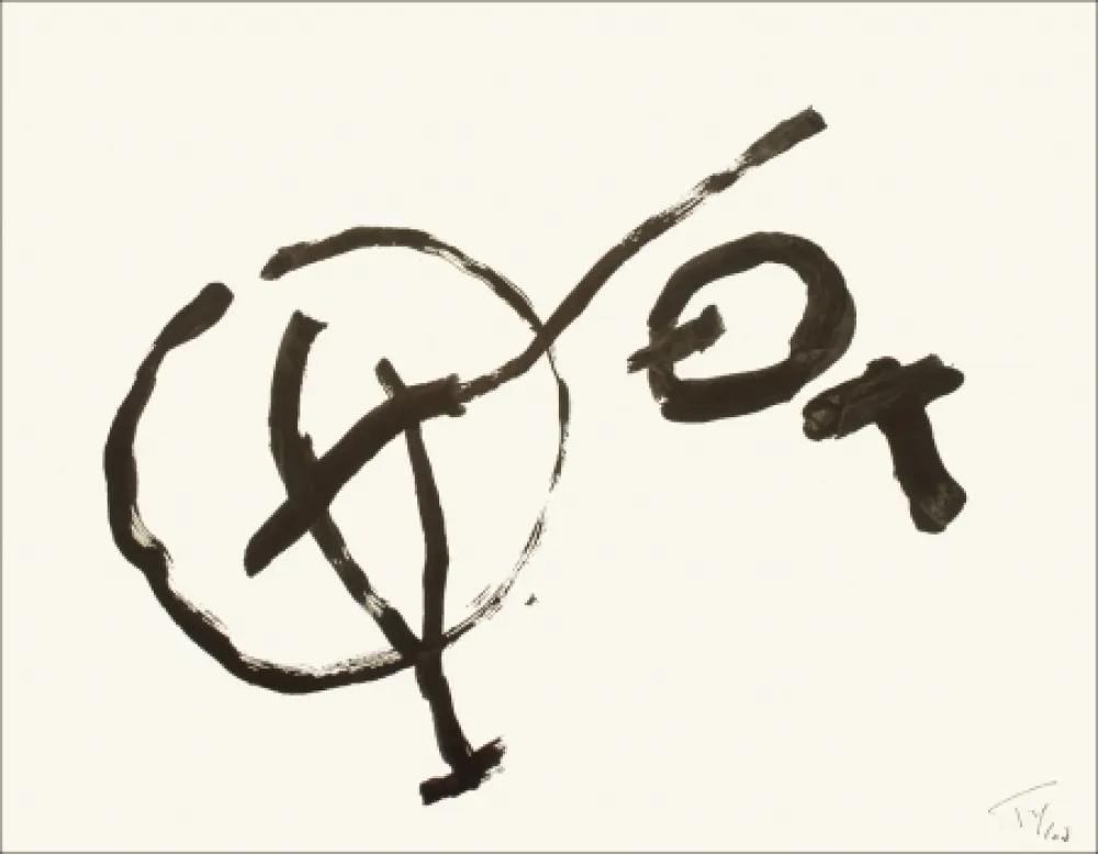 Litografia Tal Coat - Solitude dans la plaine