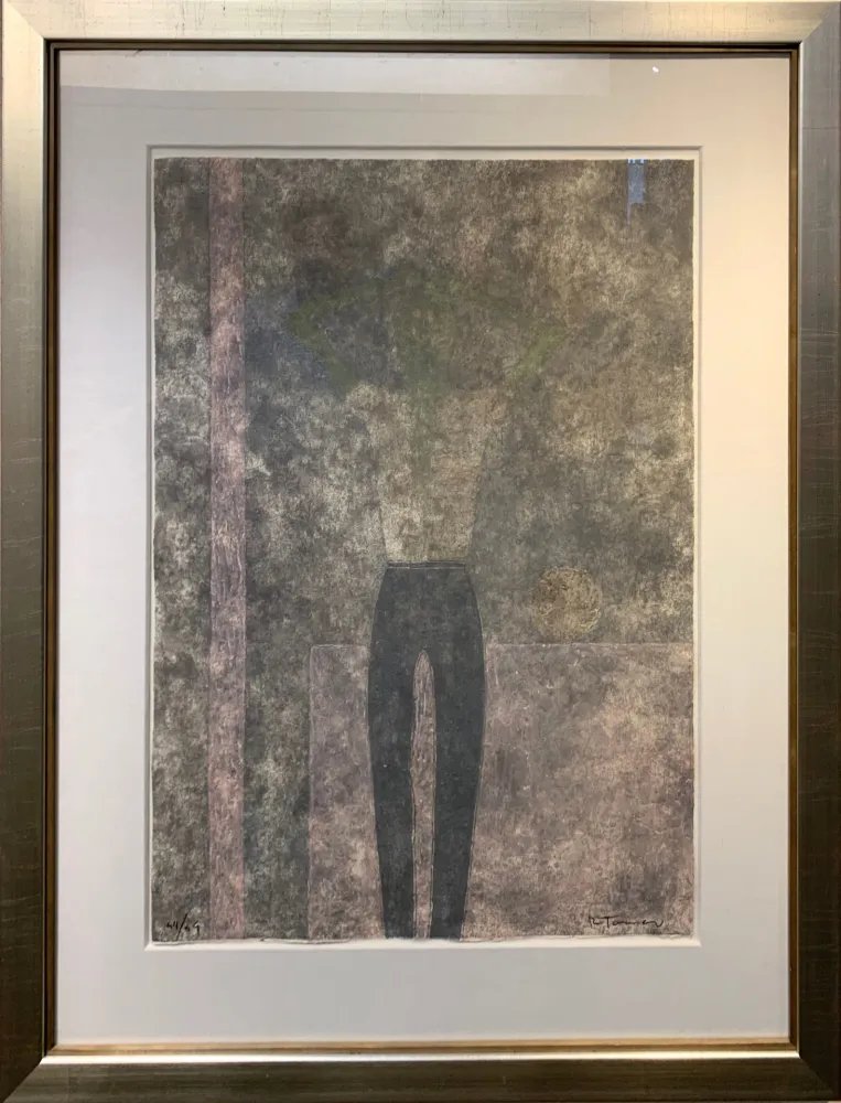 Gravura Tamayo - Hombre con brazos sobre la cabeza