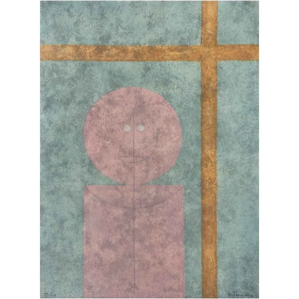 Água-Forte Tamayo - Personaje en la ventana