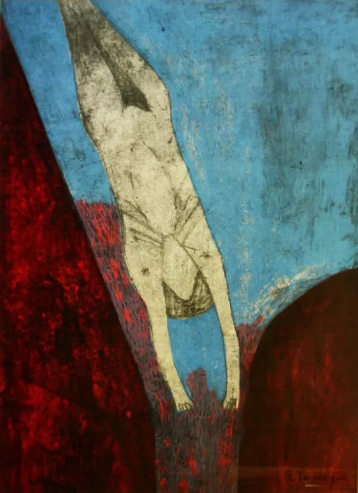 Litografia Tamayo - UNTITLED (FROM LOS SIGNOS EXISTEN)