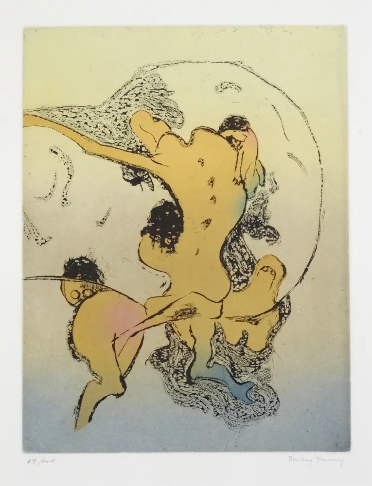 Litografia Tanning - En chair et en os