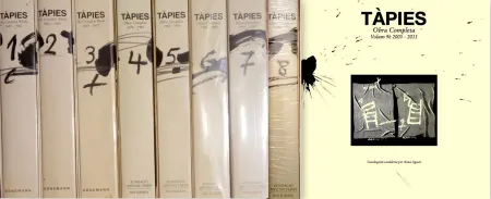 Livro Ilustrado Tàpies - 9 Volumes - Tàpies - Complet Work - Catalogue raisonné of Paintings 1943 - 2011