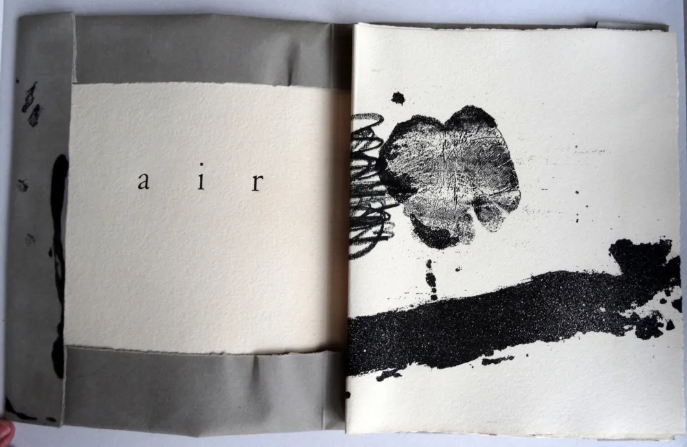 Livro Ilustrado Tàpies - Air - Tàpies André du Bouchet - Maeght