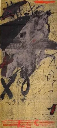 Serigrafia Tàpies - Als mestres de Catalunya