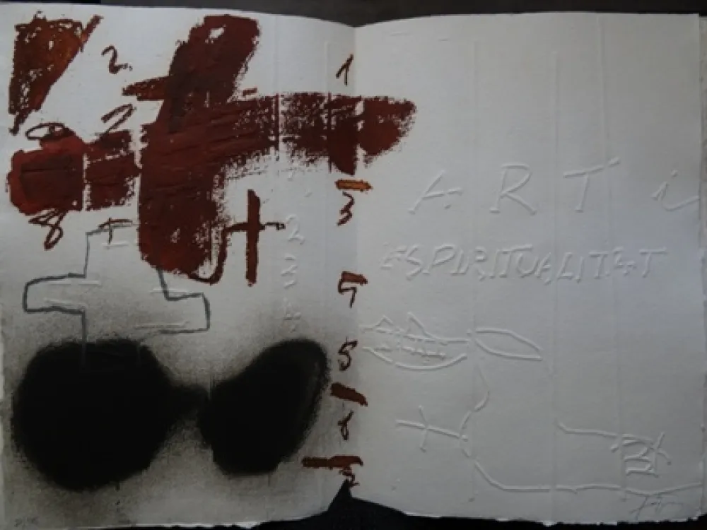 Livro Ilustrado Tàpies - Art i espiritualitat