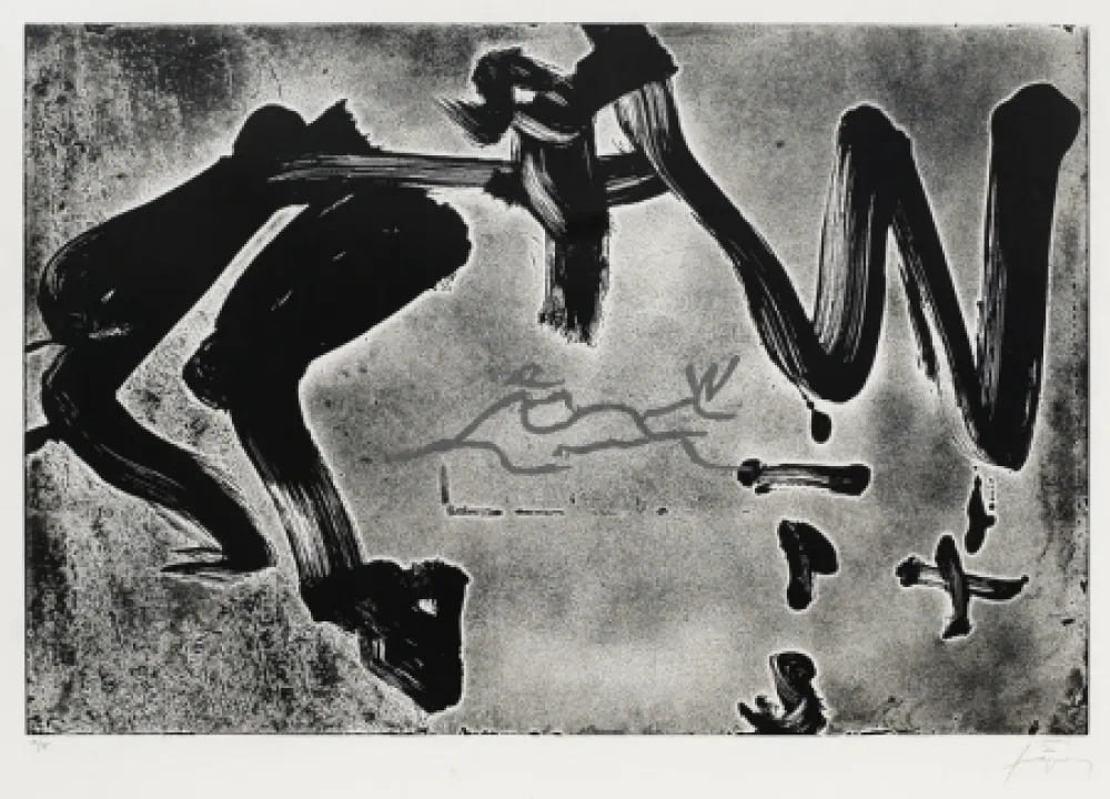 Gravura Tàpies - Carrer de Wagner