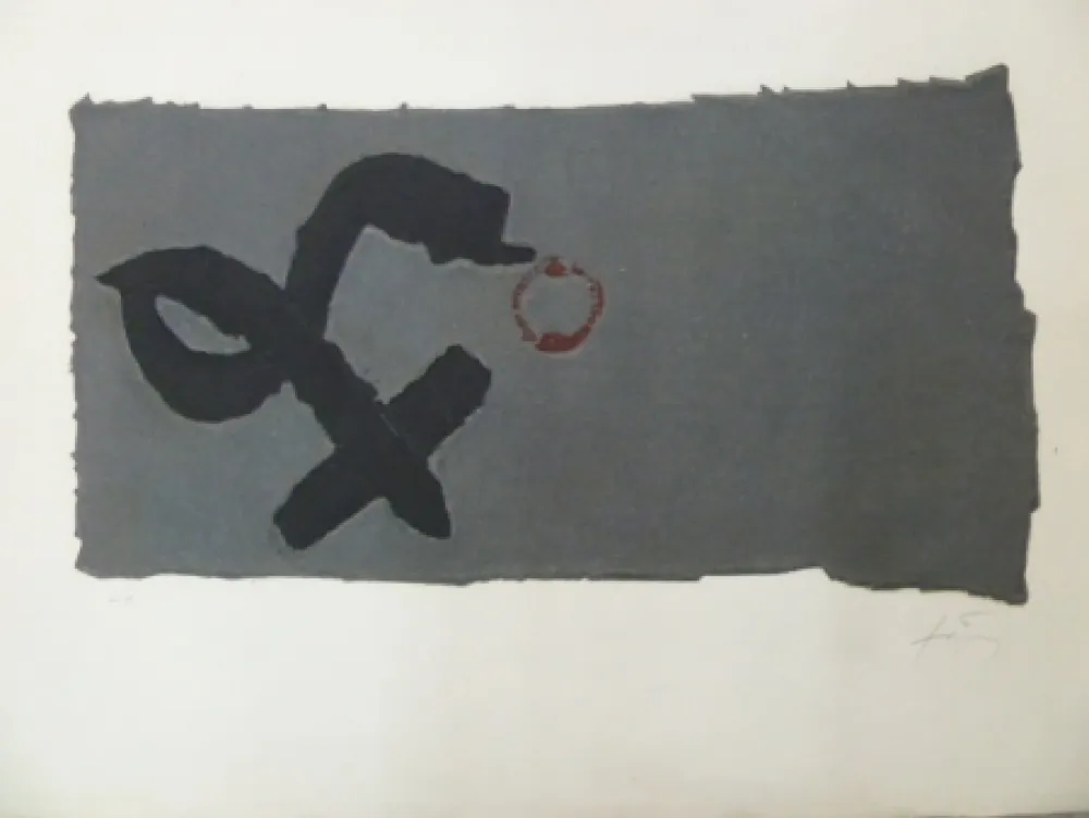 Água-Forte Tàpies - CREU DEFORMADA