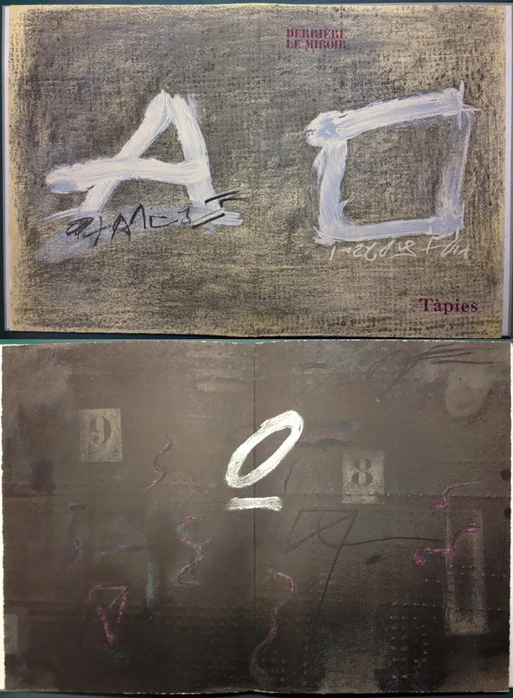 Livro Ilustrado Tàpies - DERRIÈRE LE MIROIR N° 234. TAPIES. Mai 1979.