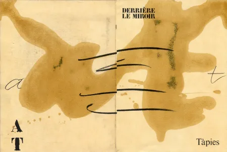 Livro Ilustrado Tàpies - DERRIÈRE LE MIROIR N° 253. TAPIES. Juin 1982.