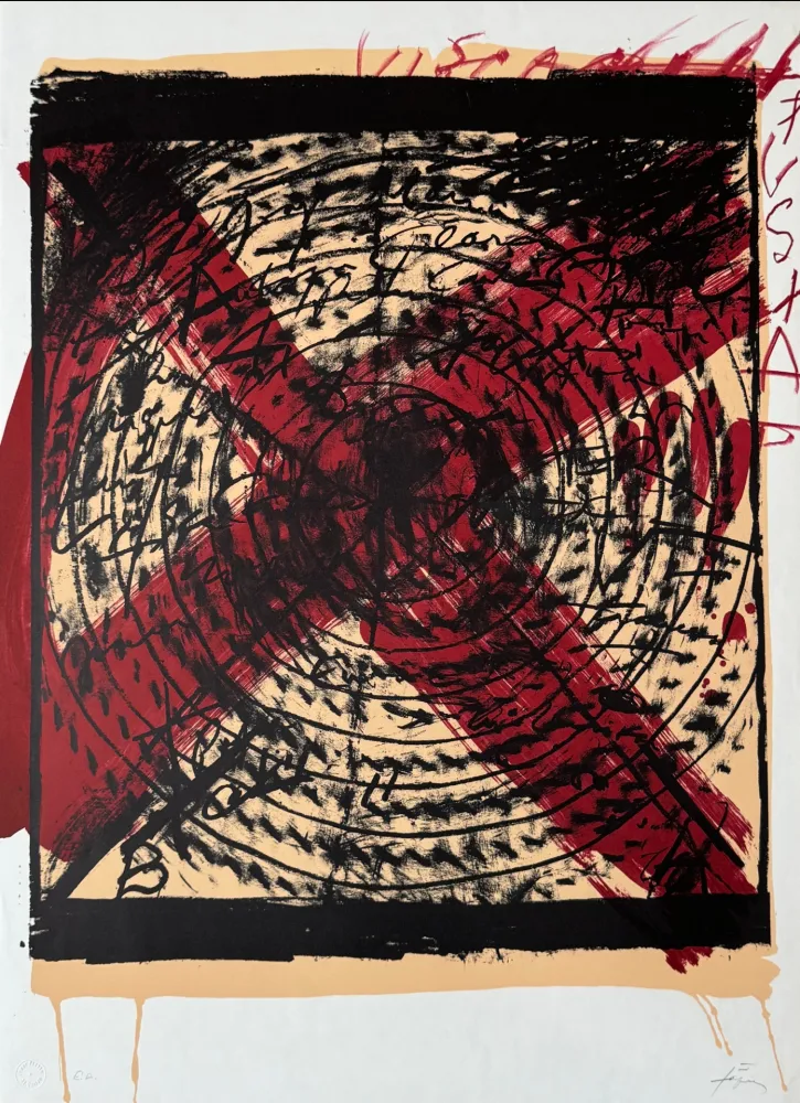 Litografia Tàpies - Diana