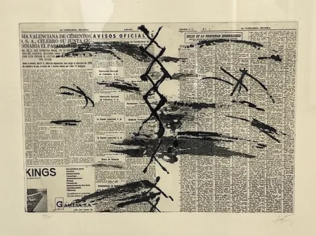 Água-Forte Tàpies - Diario en papel