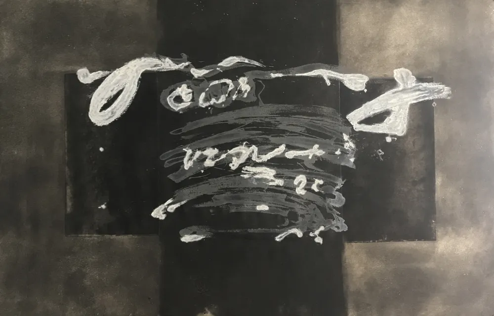 Gravura Tàpies - Diptyque avec Croix