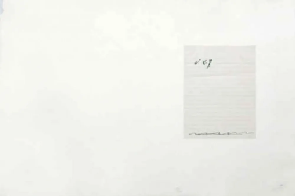 Litografia Tàpies - El Pa  A la Barca