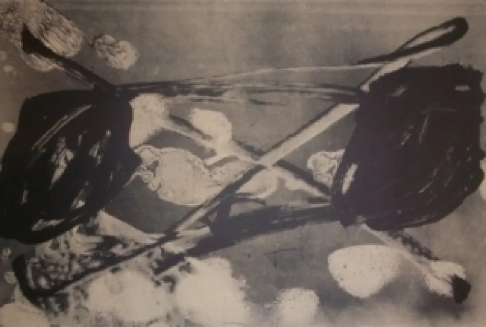 Litografia Tàpies - Empreinte barrrée