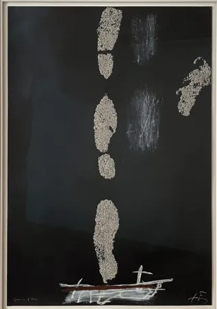 Água-Forte Tàpies - Empreintes de pas