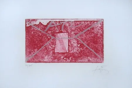 Gravura Tàpies - Enveloppe