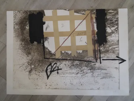 Água-Forte E Água-Tinta Tàpies - Grille de papier
