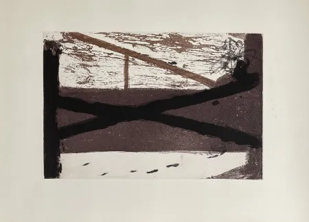 Gravura Tàpies - Le lit