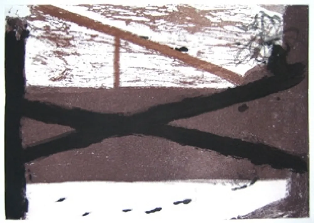 Gravura Tàpies - Le lit