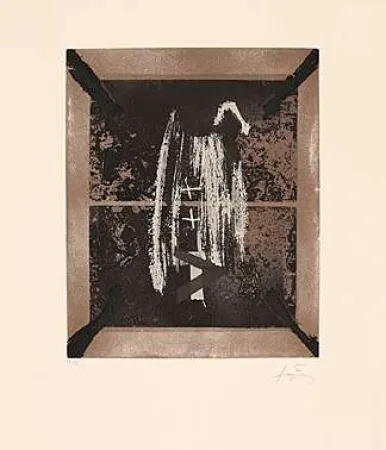 Gravura Tàpies - Léntialle