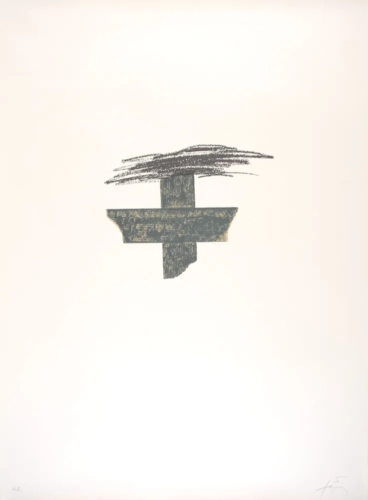 Litografia Tàpies - Llambrec 1