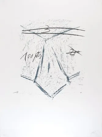 Litografia Tàpies - Llambrec 12