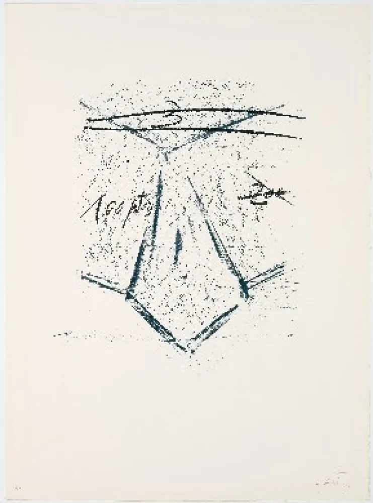 Litografia Tàpies - Llambrec 12