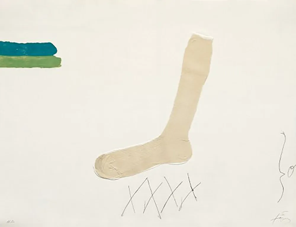 Gravura Tàpies - Mitjó